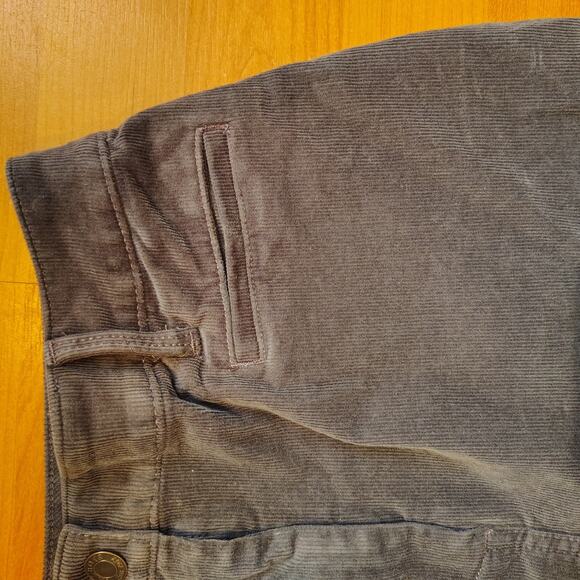 Talbots Petite 6P Gray Corduroy Skirt, 19” - Picture 4 of 7